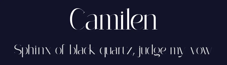 Camilen by Muksal Creative — Serif Font — thumbnail 2