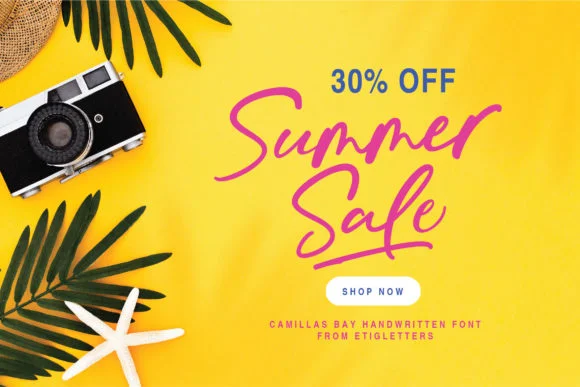 Camillas Bay Font by etigletters — Script Handwritten Font — thumbnail 2