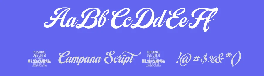 Campana Script by Måns Grebäck — Script Handwritten Font — thumbnail 3