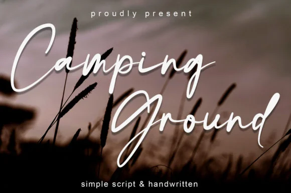 Camping Ground Font by tawondasstudio β Script Handwritten Font