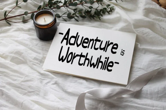 Camping in Summer Font by muhawk47 — Script Handwritten Font — thumbnail 4