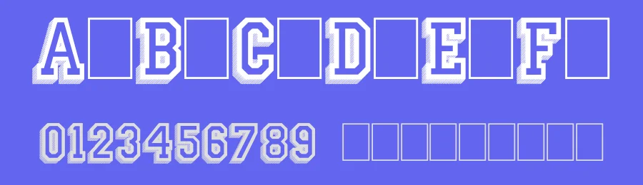 Campus Relief by imagex — Decorative Font — thumbnail 3