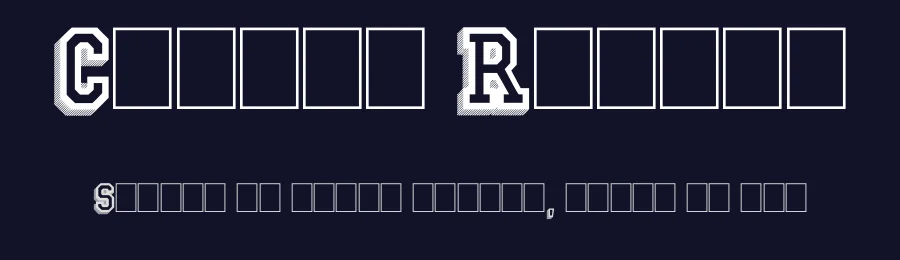 Campus Relief by imagex — Decorative Font — thumbnail 2
