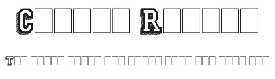 Campus Relief by imagex — Decorative Font