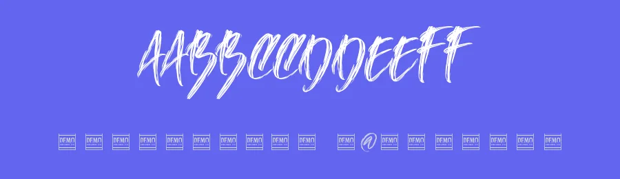 Canadian Brusher by Motokiwo — Decorative Font — thumbnail 3