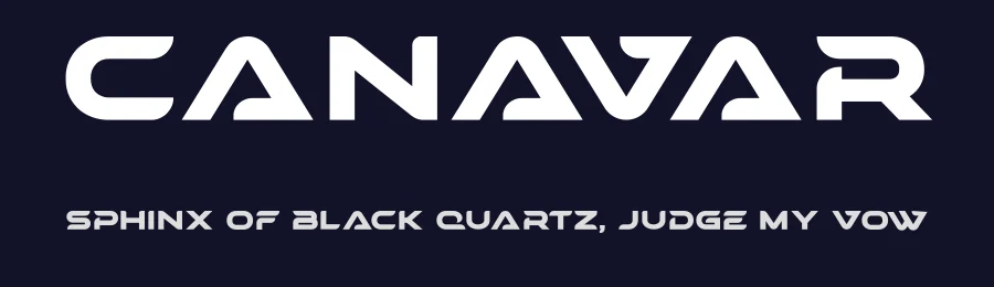 Canavar by Uroboros Design — Display Font — thumbnail 2