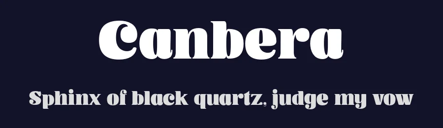Canbera by Viswell Studio — Decorative Font — thumbnail 2