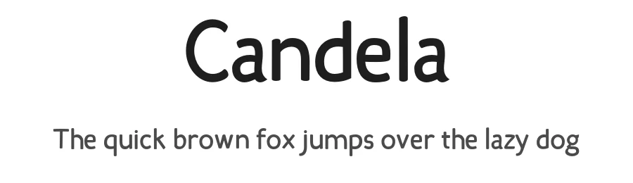 Candela by TPK — Sans Serif Font