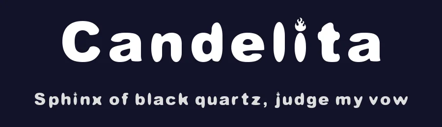 Candelita by Woodcutter — Decorative Font — thumbnail 2