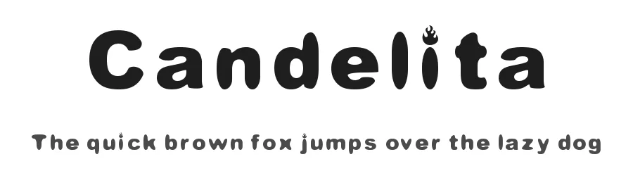 Candelita by Woodcutter — Decorative Font