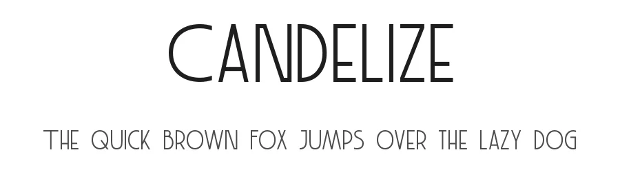 Candelize by Graphicfresh — Sans Serif Font