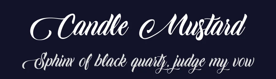 Candle Mustard by Typhoon Type - Suthi Srisopha — Script Handwritten Font — thumbnail 2