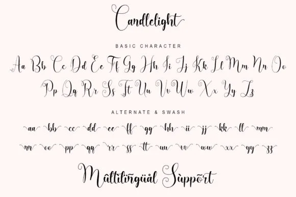 Candlelight Font by Stefani Letter — Script Handwritten Font — thumbnail 8
