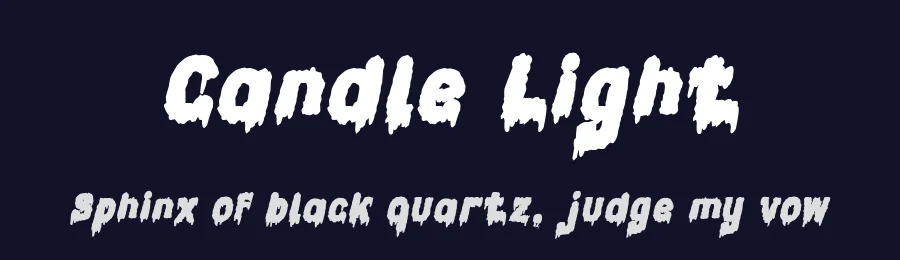 Candle Light by weknow — Decorative Font — thumbnail 2