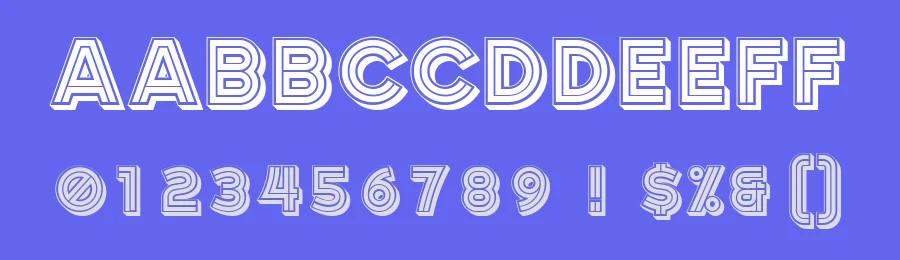 Candlestick by Vladimir Nikolic — Decorative Font — thumbnail 3