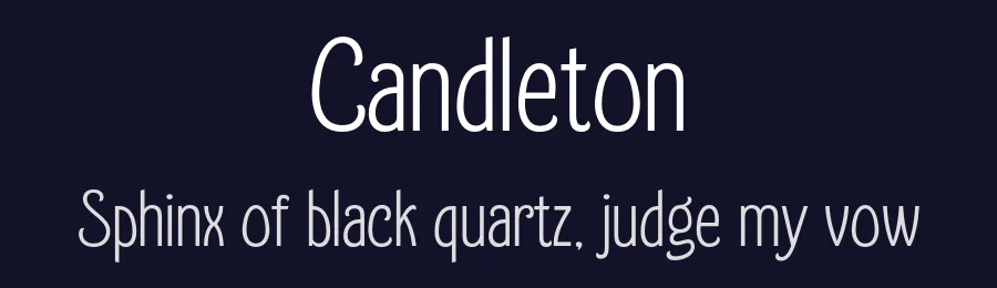 Candleton by Letterhend Studio — Decorative Font — thumbnail 2