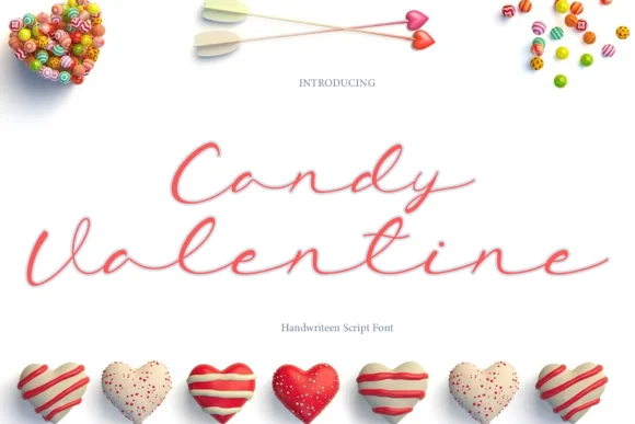 Candy Valentine Font by PAYJHOshop by PAYJHOshop — Script Handwritten Font