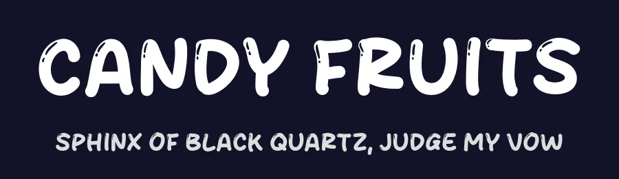 Candy Fruits by Origin Type — Decorative Font — thumbnail 2