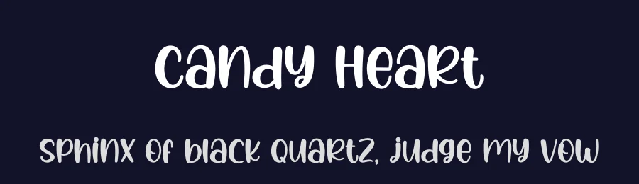 Candy Heart by Graphix Line Studio — Decorative Font — thumbnail 2