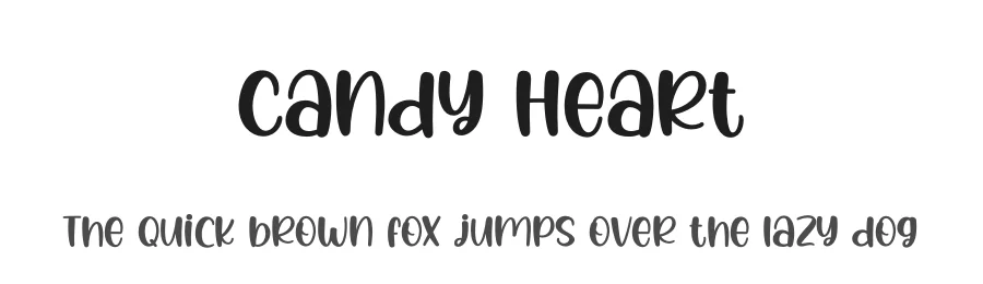 Candy Heart by Graphix Line Studio — Decorative Font