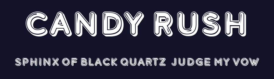 Candy Rush by Vladimir Nikolic — Decorative Font — thumbnail 2