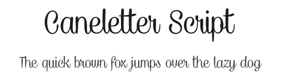 Caneletter Script