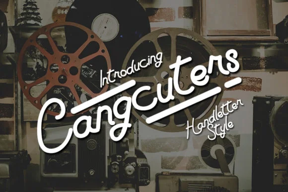 Cangcuters Font by Mr.Soon Design — Script Handwritten Font