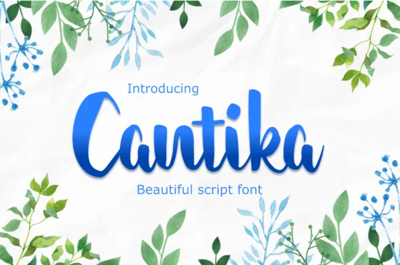 Cantika Font by Rahagita Studio by Rahagita Studio — Script Handwritten Font
