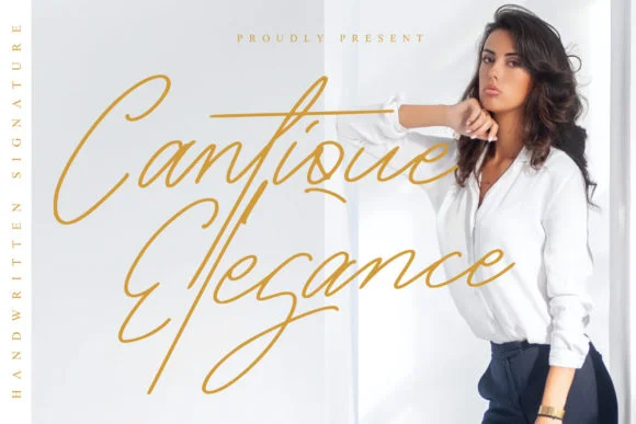 Cantique Elegance Font by goodigital — Script Handwritten Font