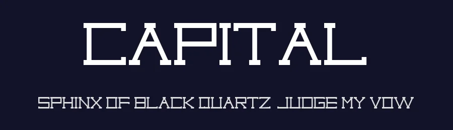 Capital by Qbotype Fonts — Serif Font — thumbnail 2
