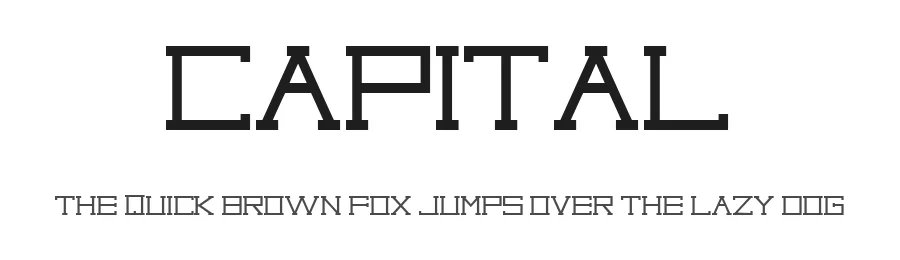 Capital by Qbotype Fonts — Serif Font