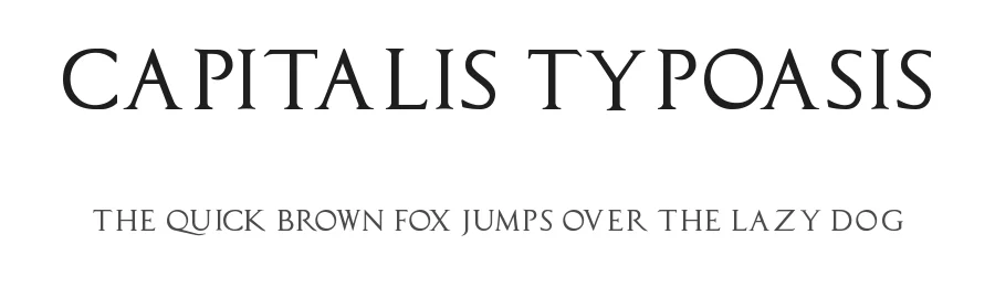 Capitalis TypOasis by Manfred Klein — Decorative Font