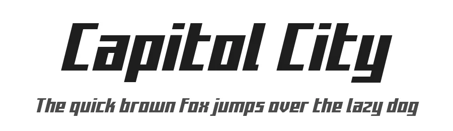 Capitol City by Iconian Fonts — Display Font