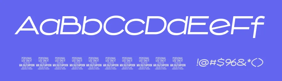 Capoon by Måns Grebäck — Sans Serif Font — thumbnail 3