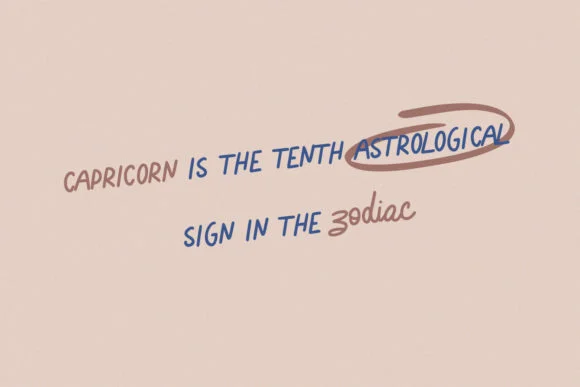Capricorn Sign Font by Maulana Creative — Script Handwritten Font — thumbnail 2