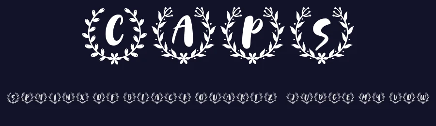 Caps by 7NTypes — Decorative Font — thumbnail 2