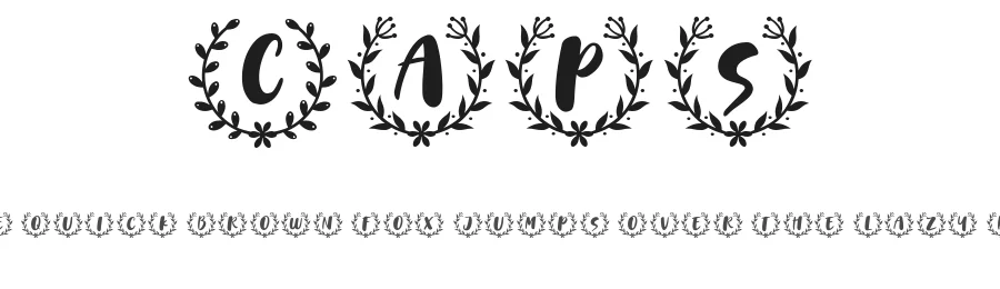Caps by 7NTypes — Decorative Font