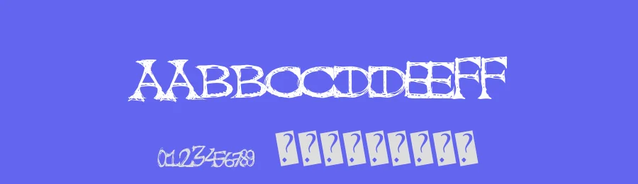 Cap Scratched by Xerographer Fonts — Decorative Font — thumbnail 3