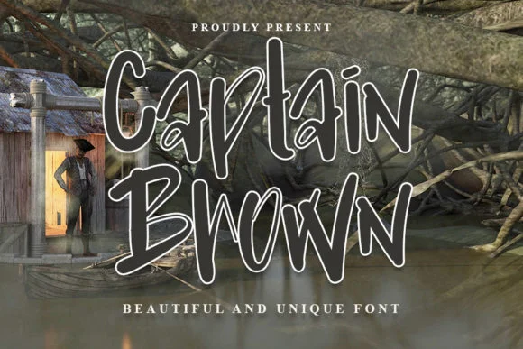 Captain Brown Font by NYA Letter — Script Handwritten Font