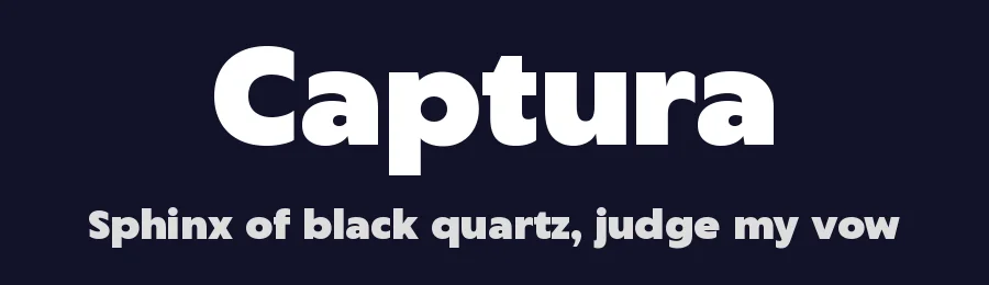 Captura by Anita Jürgeleit — Sans Serif Font — thumbnail 2