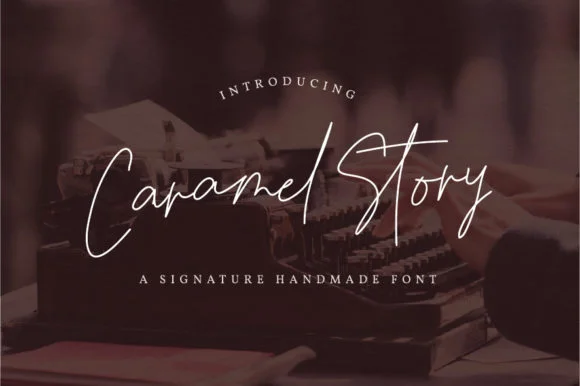 Caramel Story Font by etigletters — Script Handwritten Font