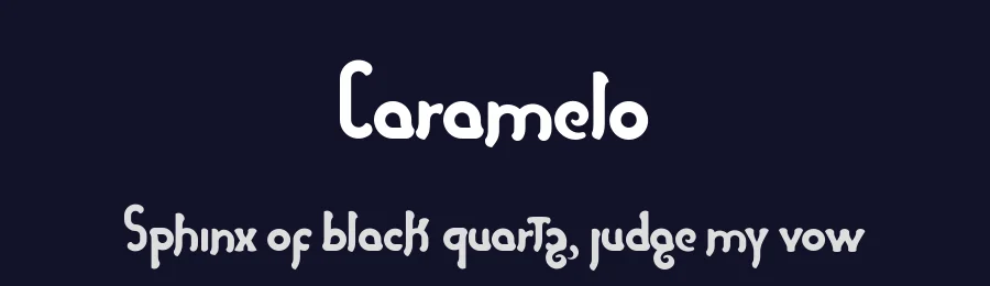 Caramelo by Albertako — Decorative Font — thumbnail 2