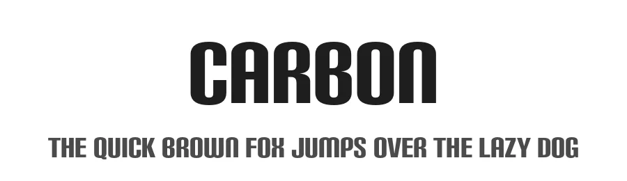 Carbon by Typodermic Fonts — Display Font
