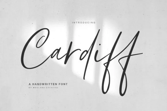 Cardiff Font by Maulana Creative — Script Handwritten Font