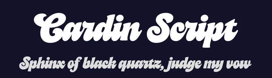 Cardin Script by Ilham Herry — Script Handwritten Font — thumbnail 2