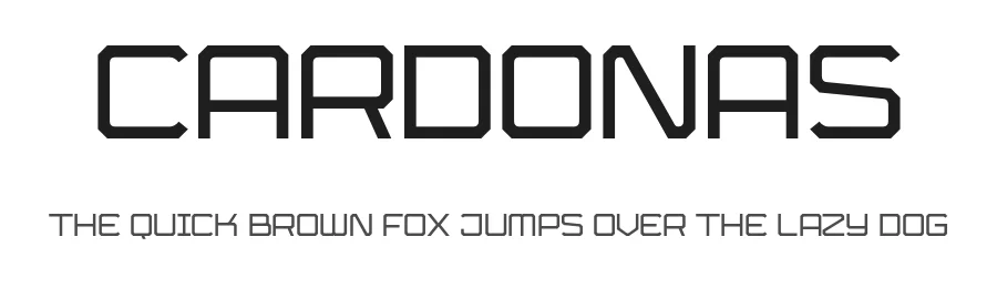 Cardonas by HENRIavecunK Type Co — Display Font