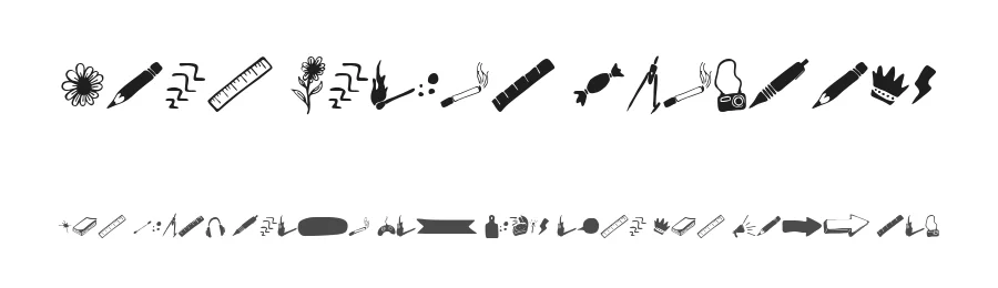 Care Around Dingbats by 7NTypes — Dingbats Font
