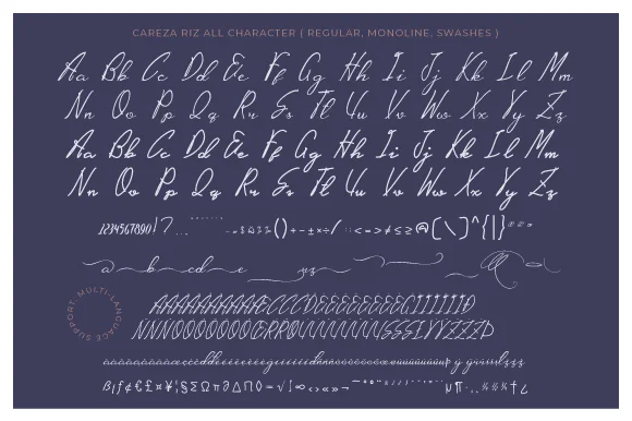 CarezaRiz Font by IntrovArtZone — Script Handwritten Font — thumbnail 5