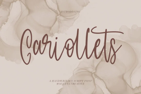 Cariollets Font by Maulana Creative — Script Handwritten Font