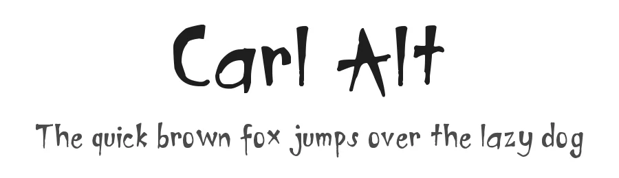 Carl Alt by Carl Leisegang — Decorative Font
